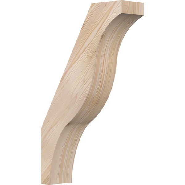 Ekena Millwork 5 1/2"W x 18"D x 30"H Funston Smooth Knee Brace, Douglas Fir BRC06X18X30FST00SDF - main